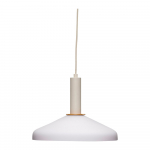 Beež ripplamp &oslash; 35 cm Apollo - H&uuml;bsch