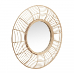 Bambusest raamiga seinapeegel &oslash; 80 cm Charm - H&uuml;bsch