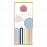 Metallist seinakaunistus 37x84 cm Colorful - Mauro Ferretti