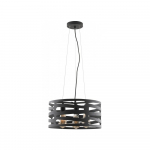 Must rippvalgusti metallist varjuga Marisa - GTV