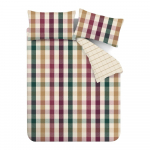 Voodipesu &uuml;heinimesevoodile 135x200 cm Autumn Check - Catherine Lansfield