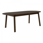 Pruun kokkupandav s&ouml;&ouml;gilaud tammepuidust 100x220 cm Amalfi - Hammel Furniture