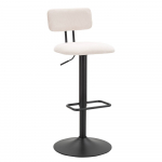 Valge-must reguleeritav baaritool (istme k&otilde;rgus 61 cm) Tina - Mauro Ferretti