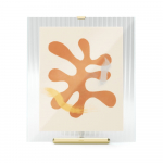 Kuldne klaasist seisev raam 26x30,5 cm Flute - Umbra