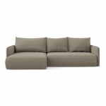 Beež diivanvoodi hoiunurgaga diivan (vasakpoolne nurk) Nanea - Makamii