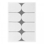 Must-valge sise- ja v&auml;livaip 160x230 cm Duet Bowen - NORTHRUGS