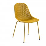 Kollane metallist aiatool Quinby - Kave Home