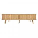 Naturaalses v&auml;rvitoonis tammedekooriga televiisorilaud 178x50x40 cm Rove - Woodman