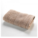 Helepruun frotee puuvillane r&auml;tik 30x50 cm Tendresse - douceur d'int&eacute;rieur