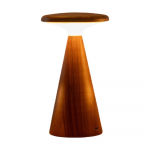 LED-lauavalgusti puidust varjuga (k&otilde;rgus 14 cm) Sylva - Gingko
