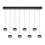 Must/h&otilde;bedane LED-rippvalgusti Orbit - Trio Select