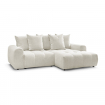 Valge &scaron;enillist panipaigaga nurgadiivanvoodi (parem nurk) Roxelane - Bobochic Paris