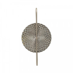 H&otilde;bedane metallist seinalamp Silvery - Mauro Ferretti