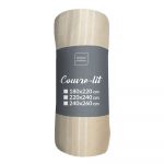 Beež voodikate 220x240 cm Adele - douceur d'int&eacute;rieur