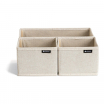 Tekstiilist sahtli organisaatorid 3tk komplektis Soft Storage - Bigso
