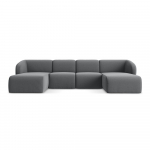 Hall sametist nurgadiivan (U-kujuline) Lani - Makamii