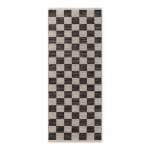 Must/kreemikas kahepoolne/k&auml;sitsi kootud džuudiseguga jooksja 80x300 cm Rex - Hanse Home