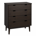 Tumeda naturaalse tammepuidust kummut 75x85x38 cm Garrison - Rowico