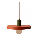 Metallist ripplamp telliskivi v&auml;rvi &oslash; 30 cm Ori - Micadoni