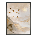 Tr&uuml;kitud pilt raamiga 60x80 cm Golden Peaks II - Styler