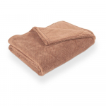 Pruun mikropl&uuml;&uuml;sist tekk 150x200 cm Pippa - Tiseco Home Studio