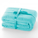 T&uuml;rkiissinine mikrofiiber voodiplaat Henry, 150 x 70 cm - DecoKing