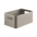 Beeži v&auml;rvi hoiukorv taaskasutatud plastikust Country - Rotho