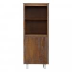 Naturaalset v&auml;rvi m&auml;nnipuidust raamaturiiul 55x140 cm Lagos - St&oslash;raa
