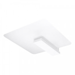 Valge laevalgusti klaasist lambivarjundiga 40x47,5 cm Parola - Sollux