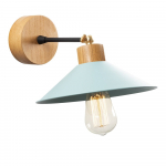 T&uuml;rkiis-puiduv&auml;rvi seinavalgusti &oslash; 24 cm Manavgat - Opviq lights