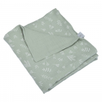 Roheline musliinist beebitekk 75x75 cm - B&eacute;b&eacute; Douceur
