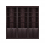 Pruun m&auml;nnipuidust raamaturiiul 222x223 cm Anita - St&oslash;raa