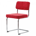 Punane velvetist s&ouml;&ouml;gitool Rupert - Unique Furniture