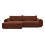 Tellisev&auml;rvi velvetist nurgadiivanvoodi (vasak nurk) Lucien - Bobochic Paris