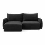 Must diivanvoodi hoiunurgaga diivan (vasakpoolne nurk) Kalena - Makamii