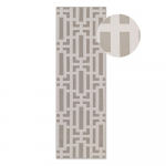 Hall-kreem vaip 80x240 cm Perles Onyx &ndash; Elle Decoration