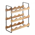 Puidust veiniriiul, pudelite arv 12 York - Metaltex