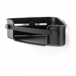 Must plastikust puurimisvaba vannitoa nurgariiul Flex Adhesive - Umbra