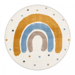 Ookerkollane-elevandiluu v&auml;rvi laste vaip &oslash;100 cm Joyful Gold - FD