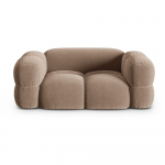 Pruun sametist diivan 180 cm Loretto &ndash; Cosmopolitan Design