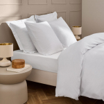 Valge voodipesu 160x200 cm Linella - douceur d'int&eacute;rieur