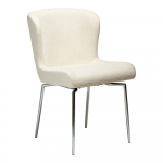 Kreemjas polsterdatud s&ouml;&ouml;gitool Glam &ndash; DAN-FORM Denmark