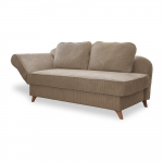 Hallikaspruunist velvetist lamamistool (vasak nurk) Chic Charlotte - Miuform