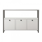 Valge konsoollaud 29,5x120 cm Solace - Kalune Design