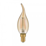 Soe valge dekoratiivne h&auml;mardatav pirn E14, 4 W Windstorkerze - Trio