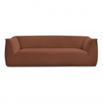 Oranž velvetist diivan 242 cm Giorgia - Bobochic Paris