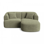 Roheline velvetist nurgadiivan (parem nurk) Campi - Cosmopolitan Design