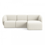 Beež sametist nurgadiivan (parem nurk) Lani - Makamii