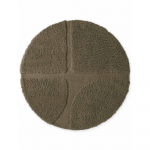 Khaki v&auml;rvi k&auml;sitsi kootud &uuml;mmargune vaip &oslash; 160 cm Lambeth Jasper - Ted Baker