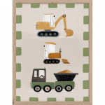 Laste pilt 30x40 cm Baby The Builder - Styler